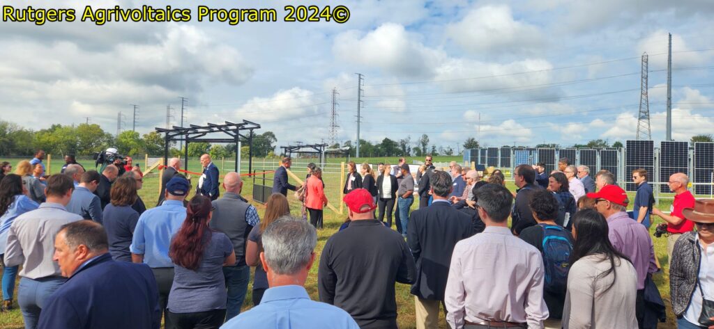 Attendees gathered for the ribbon cutting